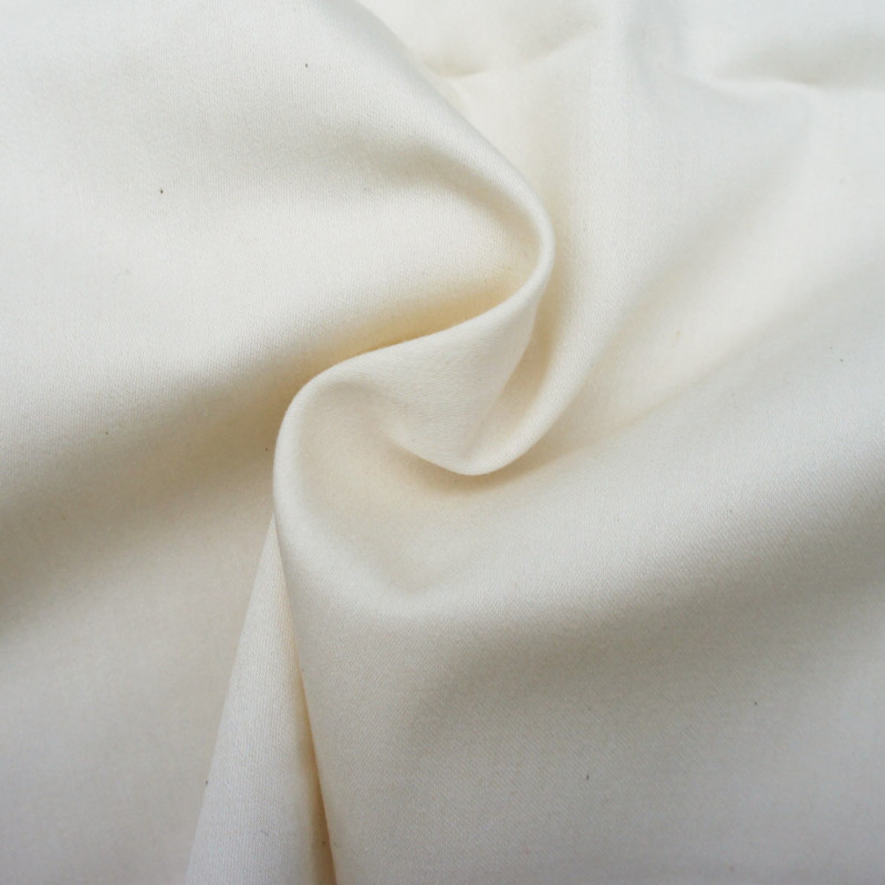 Our Cream Undyed Organic Sateen, at £9.45, is perfect for dyeing.